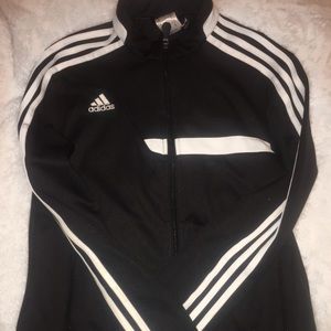 Adidas black and white jacket